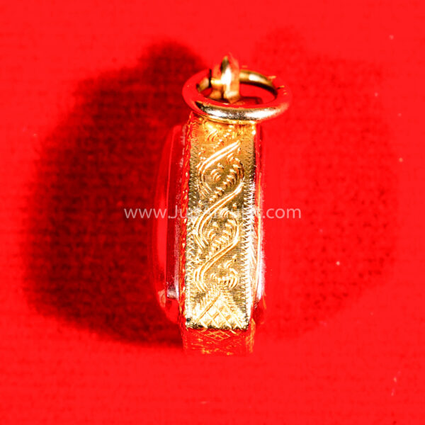 หลวงปู่โต๊ะ เหรียญรุ่นปรกใบมะขาม ปี 2521 เนื้อทองแดง หลังยันต์นะ - Image 3
