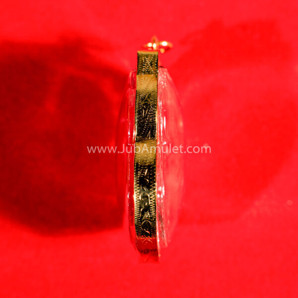 หลวงปู่ทวด เหรียญเสมา เนื้ออัลปาก้า ชุบนิกเกิล ปี 2539 - Image 3