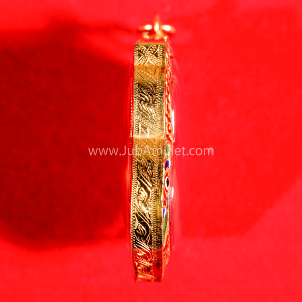 หลวงปู่ทวด รุ่น 3 ปี 2504 เนื้อทองแดงรมดำ - Image 3