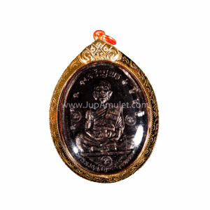 หลวงพ่อคูณ รุ่นเจริญพรบน เต็มองค์ ปี 2536 เนื้อทองแดงรมดำ เฮียจุ๊บพระเครื่อง