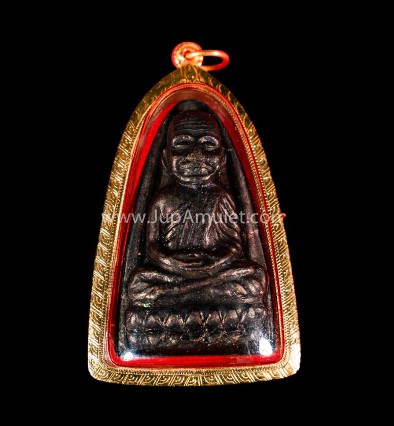 หลวงปู่ทวดรุ่นเตารีดหลัง 10ขีดปี24เนื้อทองแดง โดยเฮียจุ๊บพระเครื่อง