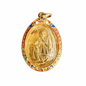 266_พระทองคำหลวงพ่อคูณ_ด้านหน้า เหรียญหลวงพ่อคูณ รุ่นคูณคุ้มครอง ปี 2536 เนื้อทองคำ