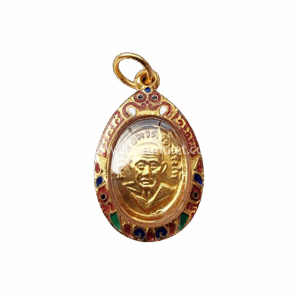 280_หลวงปู่ทวดเนื้อทองคำ_ด้านหน้า หลวงปู่ทวด พิมพ์หัวแหวน ปี2506 เนื้อทองคำ จากเฮียจุ๊บพระเครื่อง