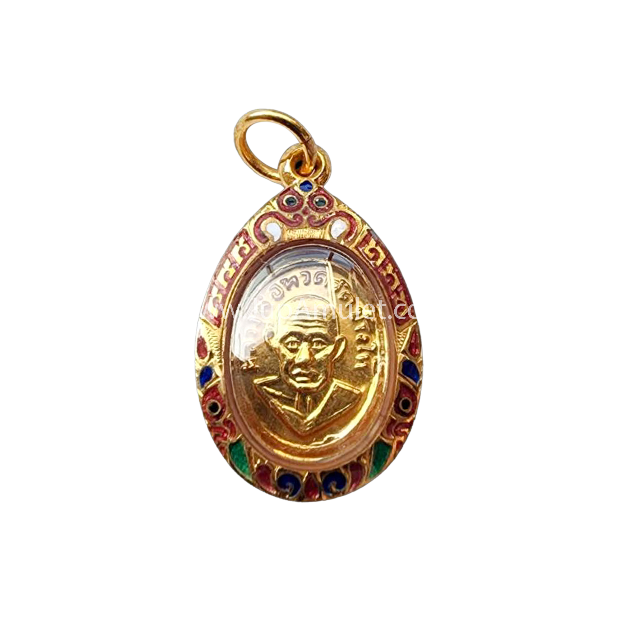 หลวงปู่ทวด พิมพ์หัวแหวน ปี2506 เนื้อทองคำ จากเฮียจุ๊บพระเครื่อง