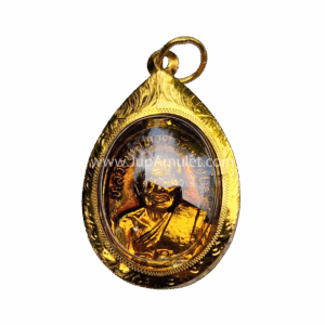 หลวงปู่ทวด รุ่นเม็ดแตงลูกเคลือบ ปี 2522 เนื้อเคลือบสีโรงยาแดง จากเฮียจุ๊บพระเครื่อง