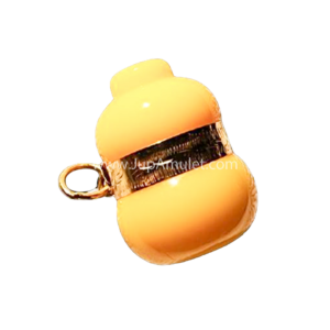 น้ำเต้าหลวงพ่อสด ปี 2563 สีเหลือง เกี่ยวกับโชคลาภ การเงิน จากเฮียจุ๊บพระเครื่อง