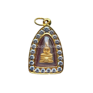 หลวงพ่อโสธร รุ่นอุดมโชค พิมพ์เล็ก ปี 2550 เนื้อทองคำ จากเฮียจุ๊บพระเครื่อง